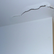 serious ceiling crack issue